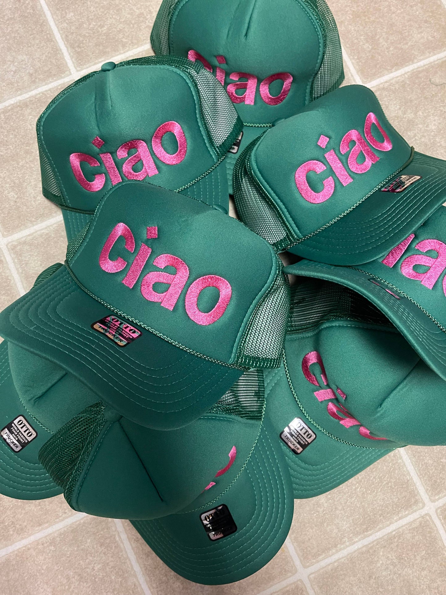 Ciao Trucker Hat | Kelly Green