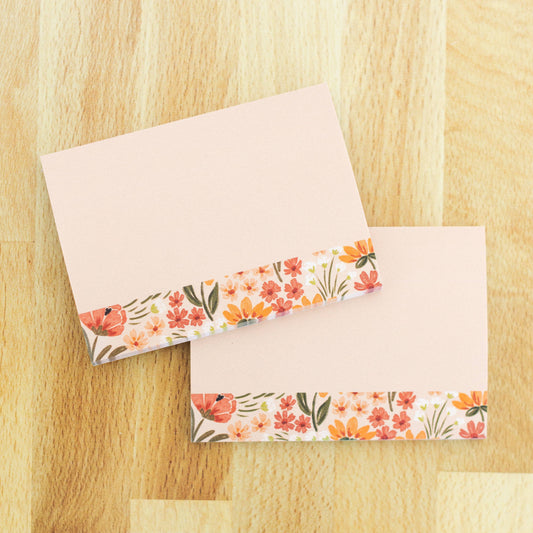 Sunny Poppies Post-It® Notes, 50 Sheets, 4x3 in.