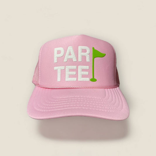 ParTee Golf Trucker Hat | Soft Pink