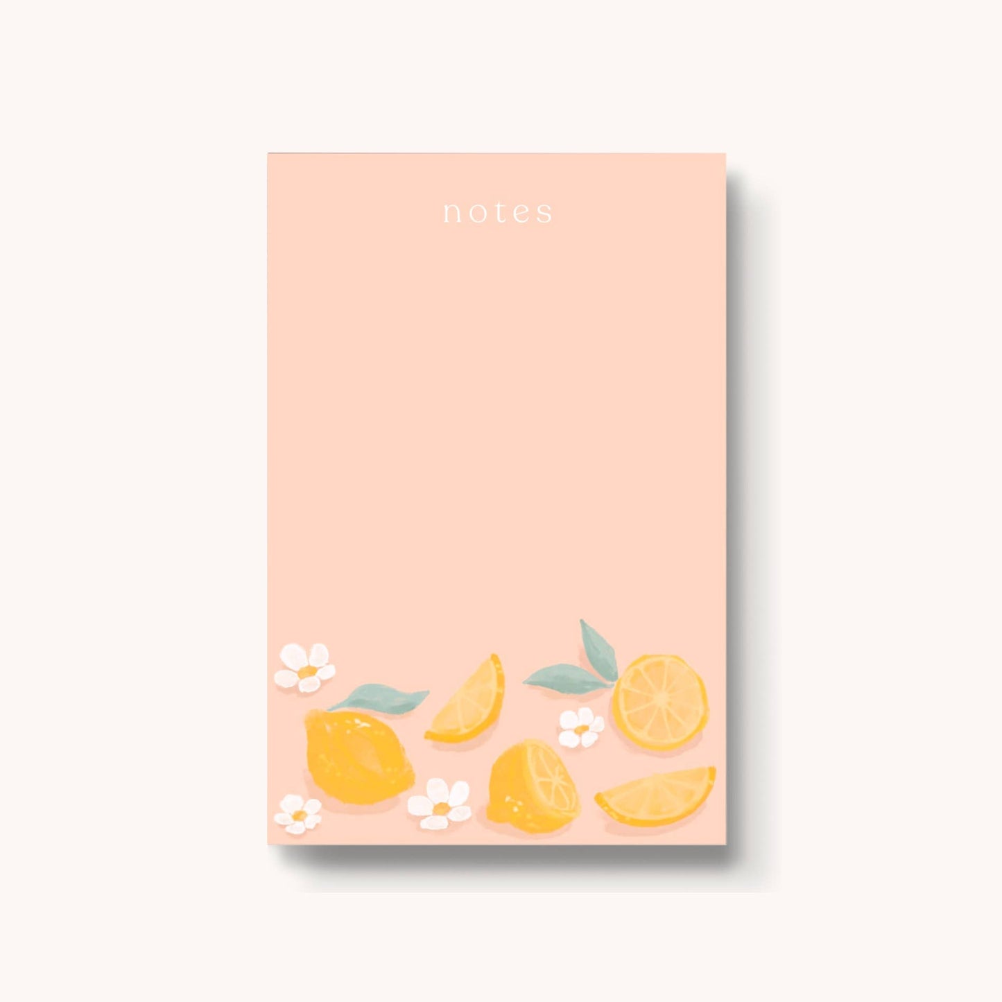 Painted Lemons Notepad, 4x6 in.