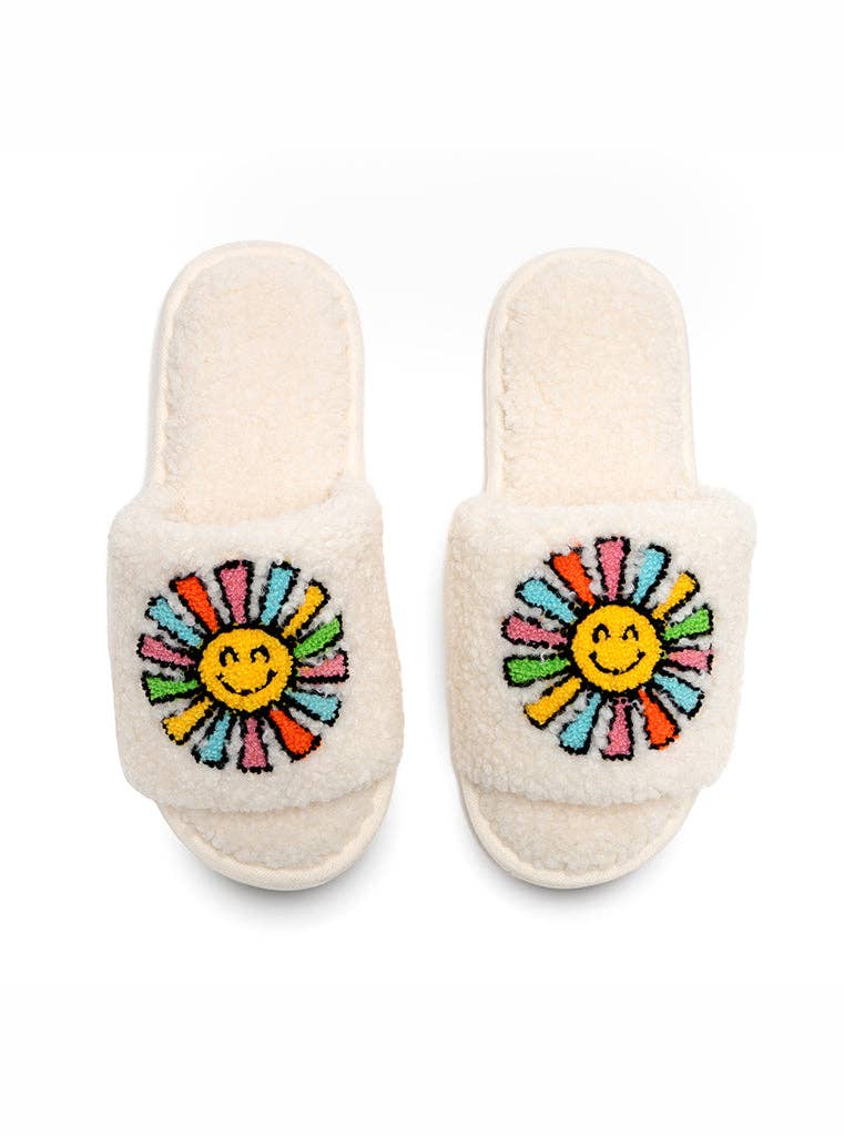 Smiling Sun Slide Slippers