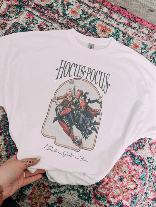 Hocus Pocus Graphic Tee: White