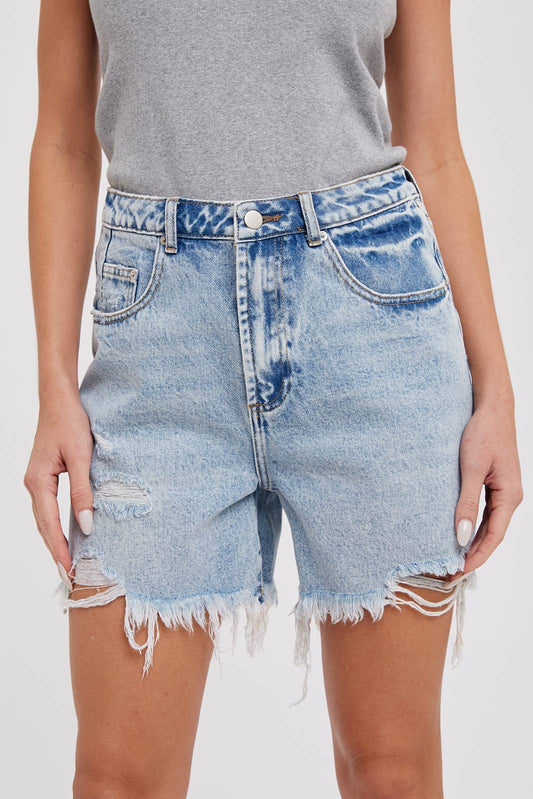 Boyfriend Denim Shorts