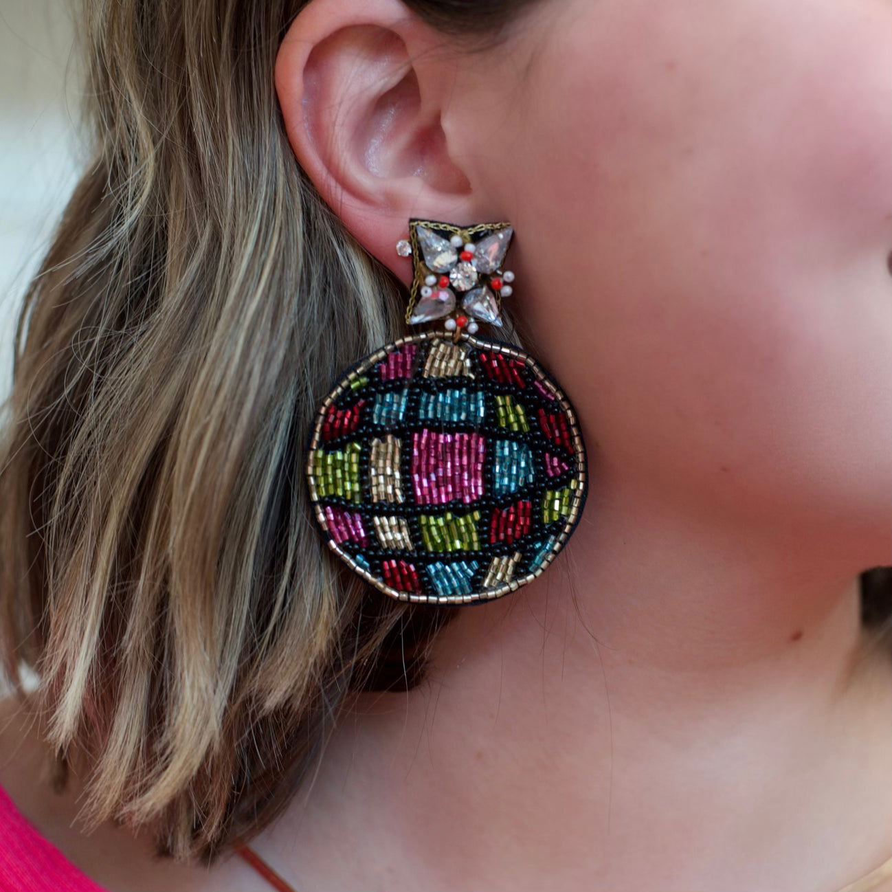 Disco Ball Earrings