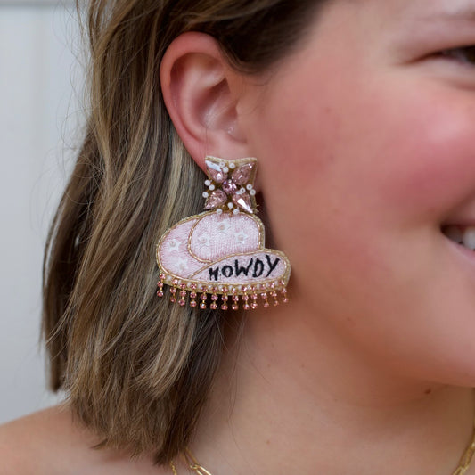 Howdy Girl Beaded Earrings