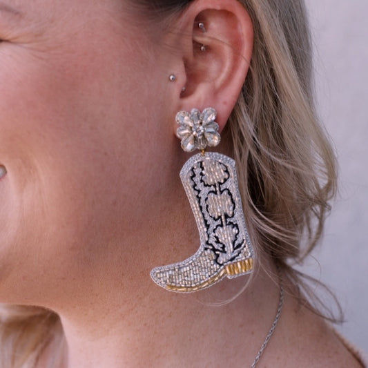 DOS FEMMES-Kacey Boot Earrings